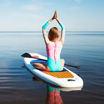 yoga sur mer